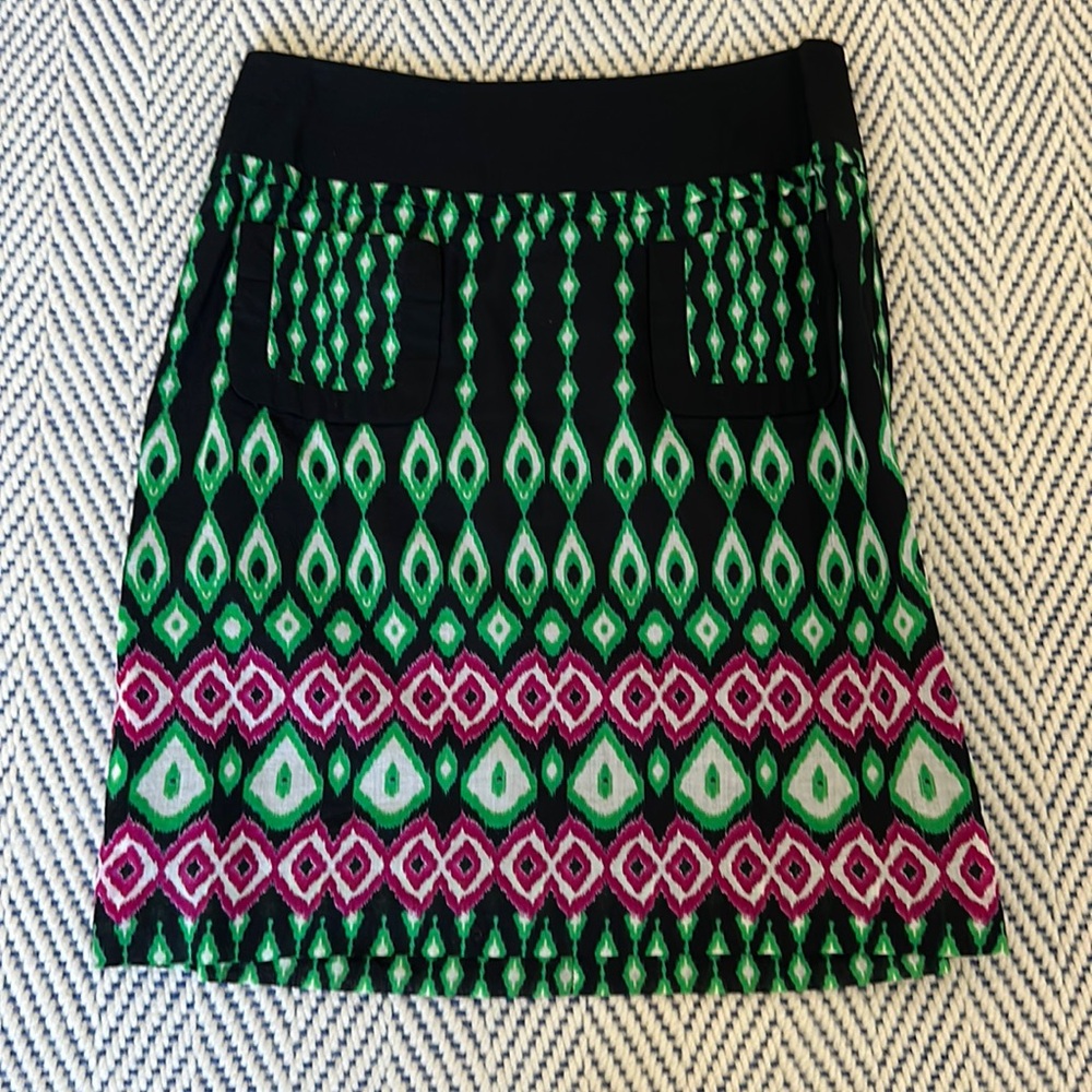 Etcetera patterned skirt. Size 8.